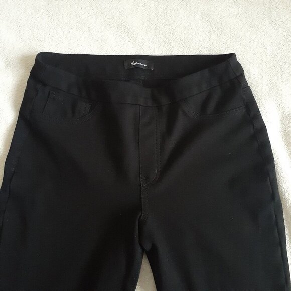 Reitmans Women's Size Medium Black Ponte Knit Modern Stretch Legging Pant - Picture 4 of 11